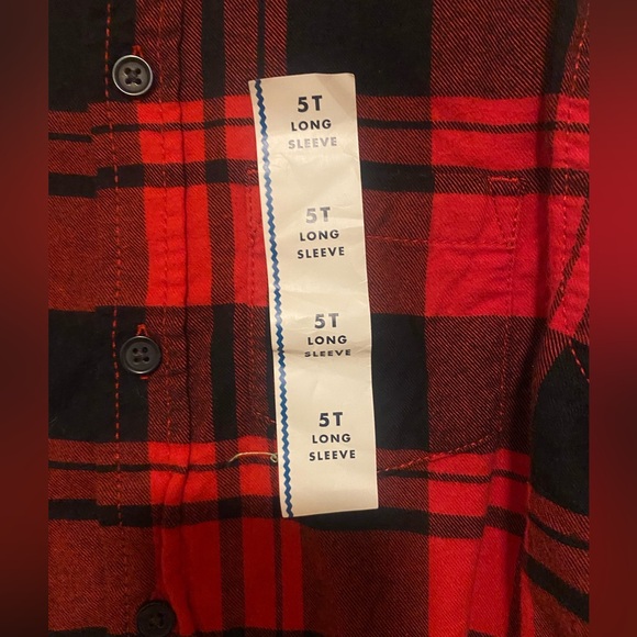 🆕NWT Cat & Jack Flannel Boys Size 5T - Picture 5 of 6